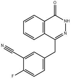 2-Fluoro-5-((4-oxo-3,4-dihydrophthalazin-1-yl)methyl)benzonitrile