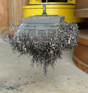 起重永磁鐵吸吊切削屑